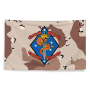 1/4 Marines Chocolate-Chip Camouflage Flag Tactically Acquired   