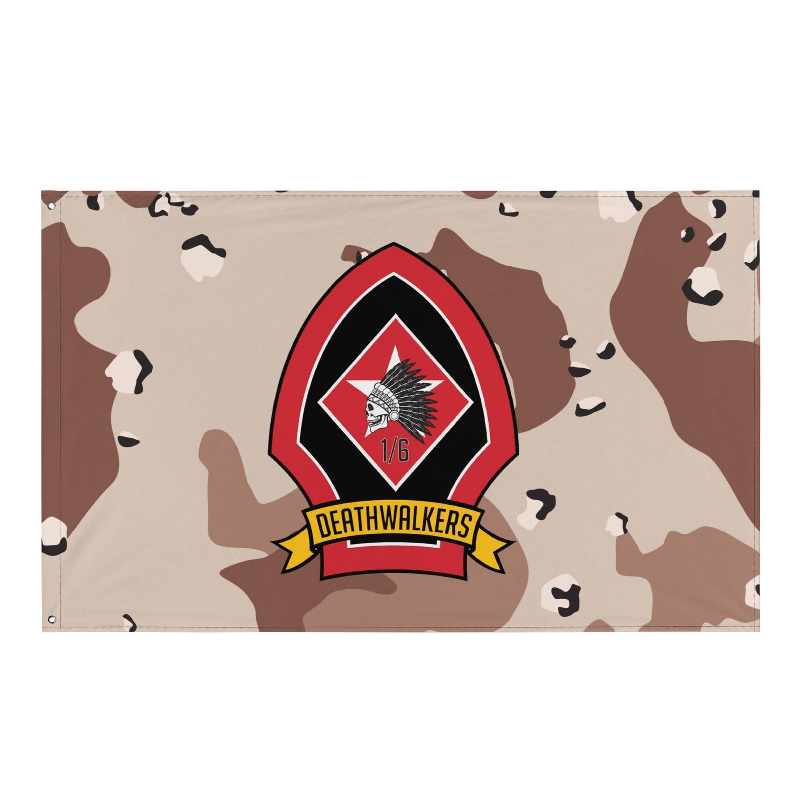 1/6 Marines Deathwalkers Chocolate-Chip Camouflage Flag Tactically Acquired Default Title  