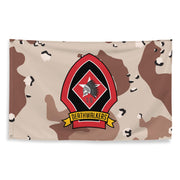 1/6 Marines Deathwalkers Chocolate-Chip Camouflage Flag Tactically Acquired   