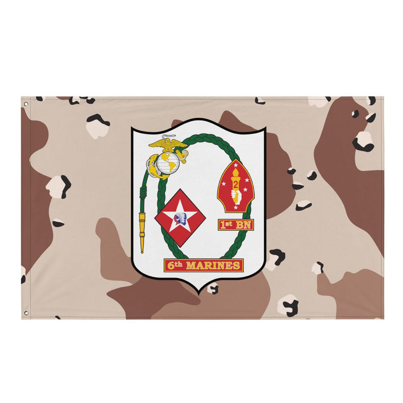 1/6 Marines Chocolate-Chip Camouflage Flag