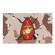 1/8 Marines Chocolate-Chip Camouflage Flag Tactically Acquired Default Title  