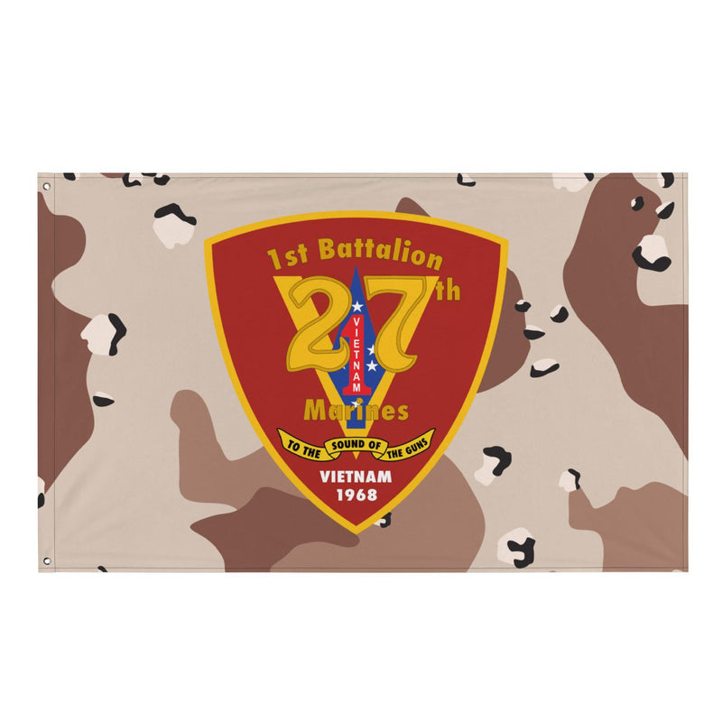 1/27 Marines Chocolate-Chip Camouflage Flag