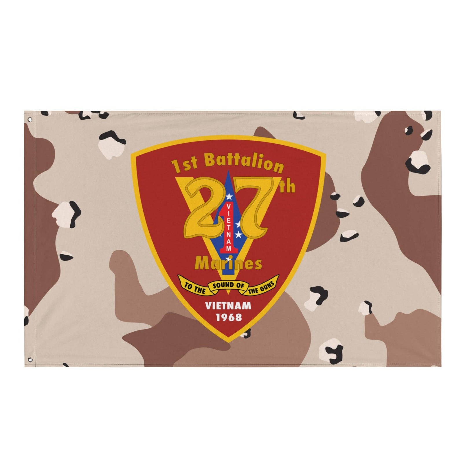 1/27 Marines Chocolate-Chip Camouflage Flag Tactically Acquired Default Title  