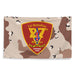 1/27 Marines Chocolate-Chip Camouflage Flag Tactically Acquired   