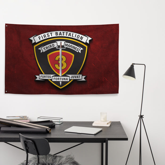 1st Bn 3rd Marines (1/3 Marines) Red Wall Flag Tactically Acquired   