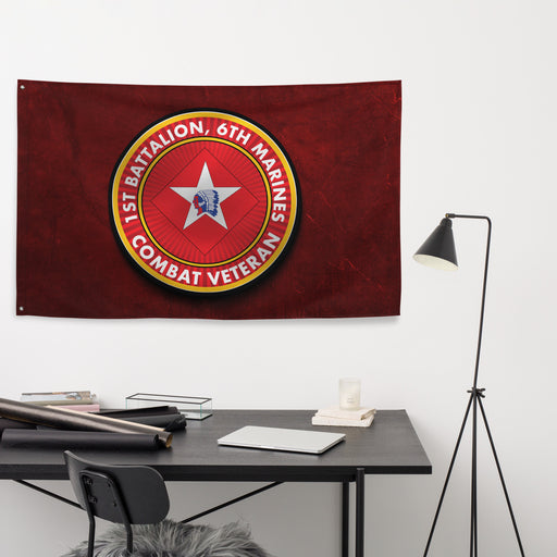 1/6 Marines Combat Veteran Red Flag Tactically Acquired   