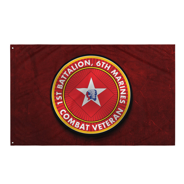 1/6 Marines Combat Veteran Red Flag Tactically Acquired   