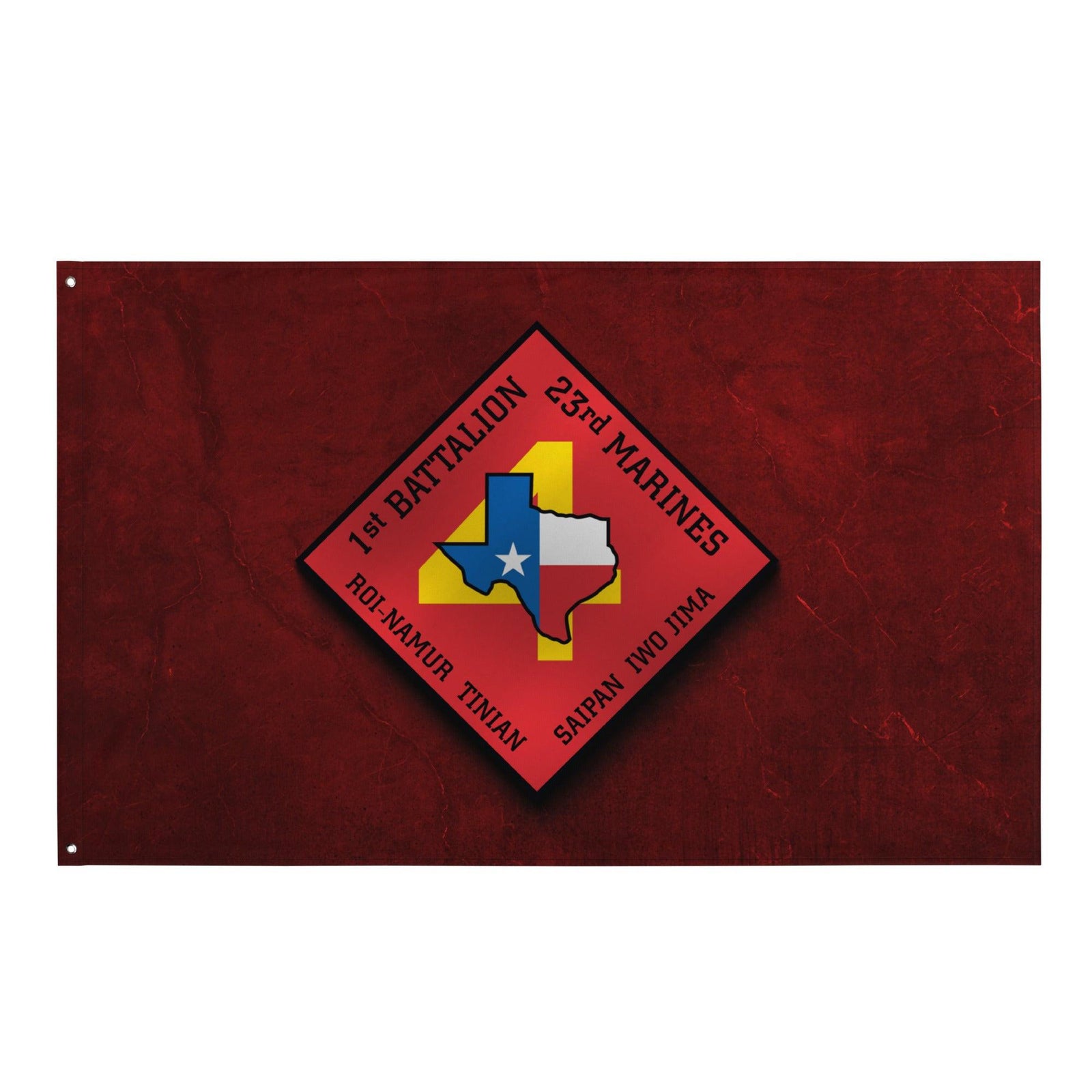 1st Bn 23rd Marines (1/23 Marines) Red Wall Flag Tactically Acquired Default Title  