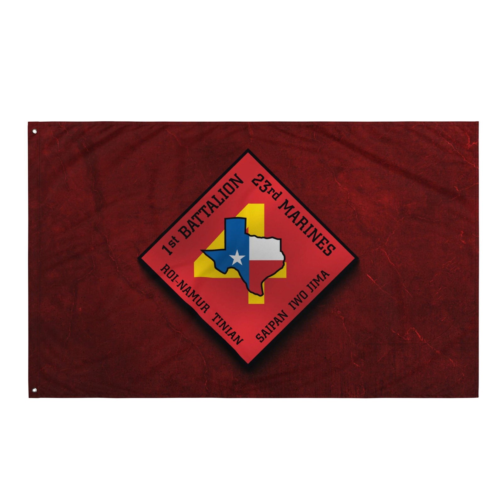 1st Bn 23rd Marines (1/23 Marines) Red Wall Flag Tactically Acquired   