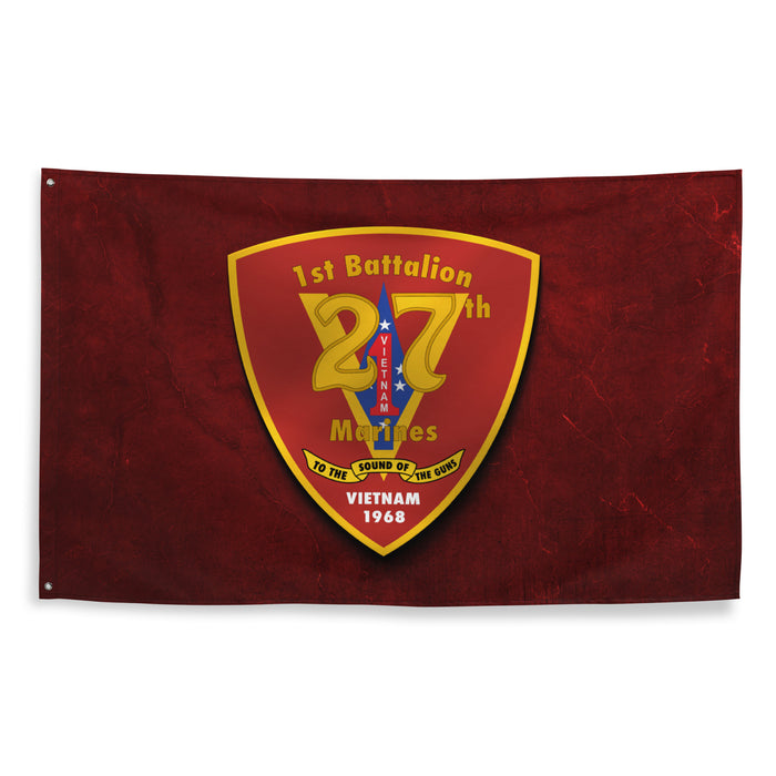 1st Bn 27th Marines (1/27 Marines) Red Wall Flag Tactically Acquired   