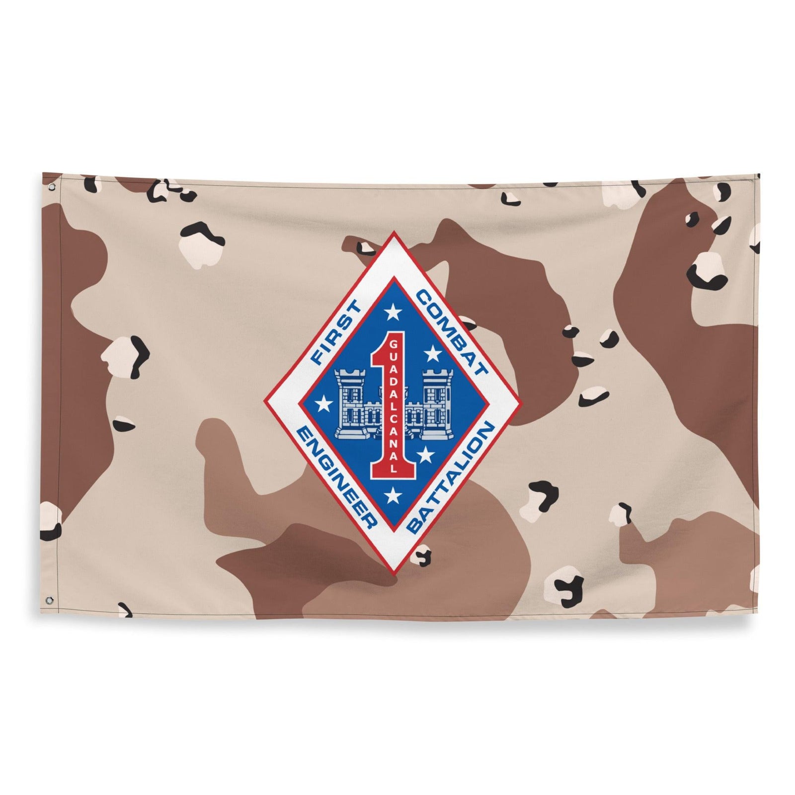 1st CEB USMC Chocolate-Chip Camo Flag Tactically Acquired   