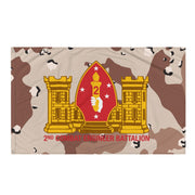 2nd CEB USMC Chocolate-Chip Camo Flag Tactically Acquired   