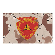 3rd CEB USMC Chocolate-Chip Camo Flag Tactically Acquired   