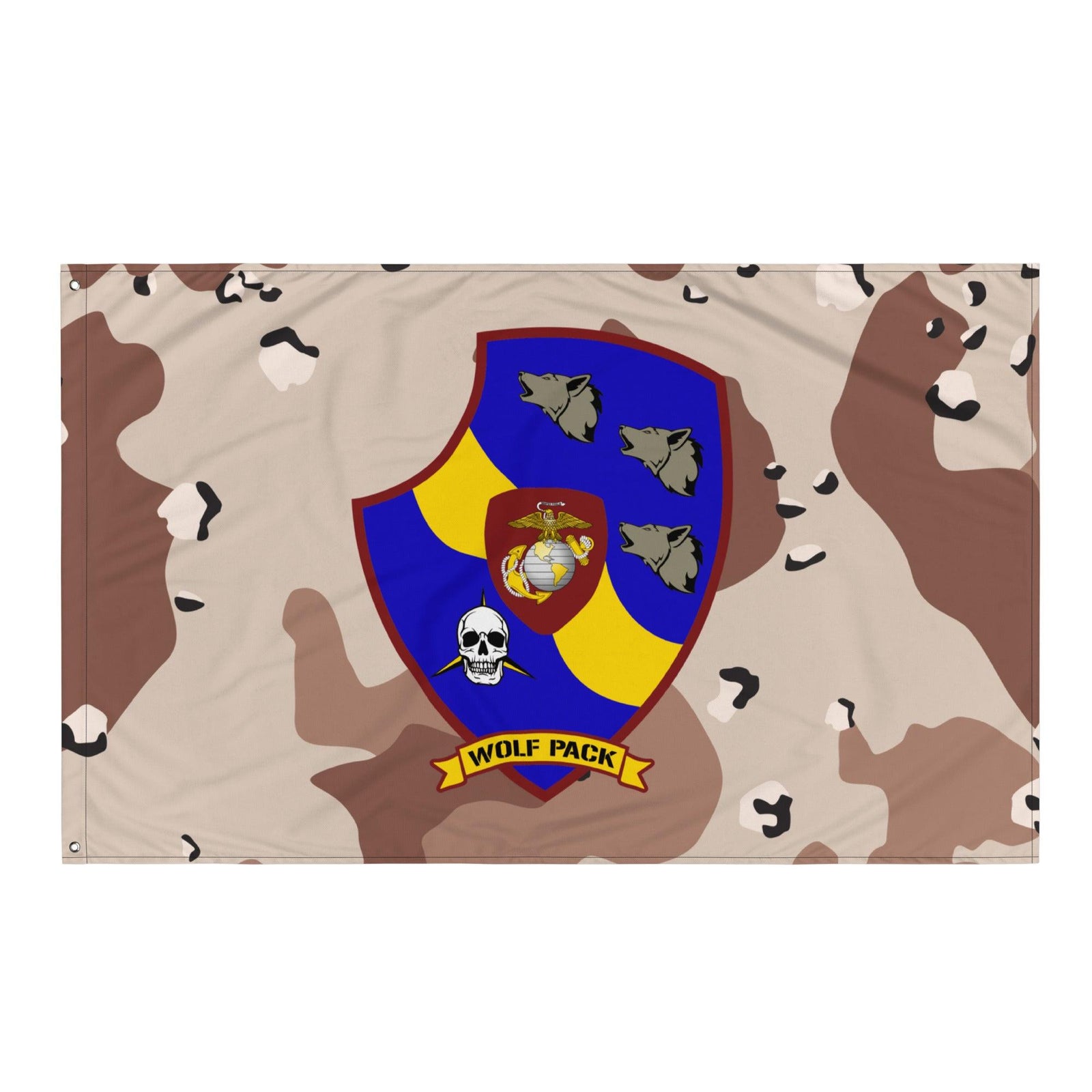 3rd LAR USMC Chocolate-Chip Camo Flag Tactically Acquired   