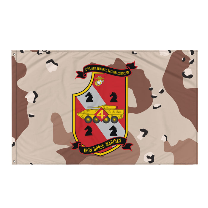 4th LAR USMC Chocolate-Chip Camo Flag Tactically Acquired   