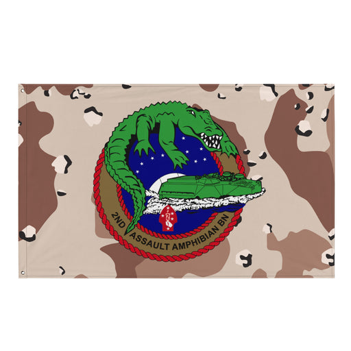 2nd AABn USMC Chocolate-Chip Camo Flag Tactically Acquired Default Title  