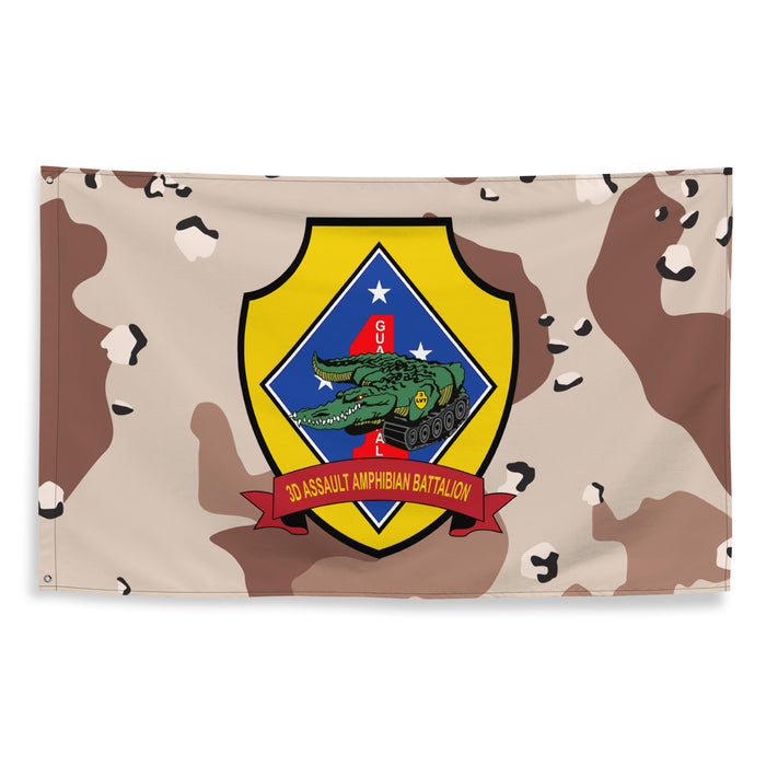 3rd AABn USMC Chocolate-Chip Camo Flag Tactically Acquired   