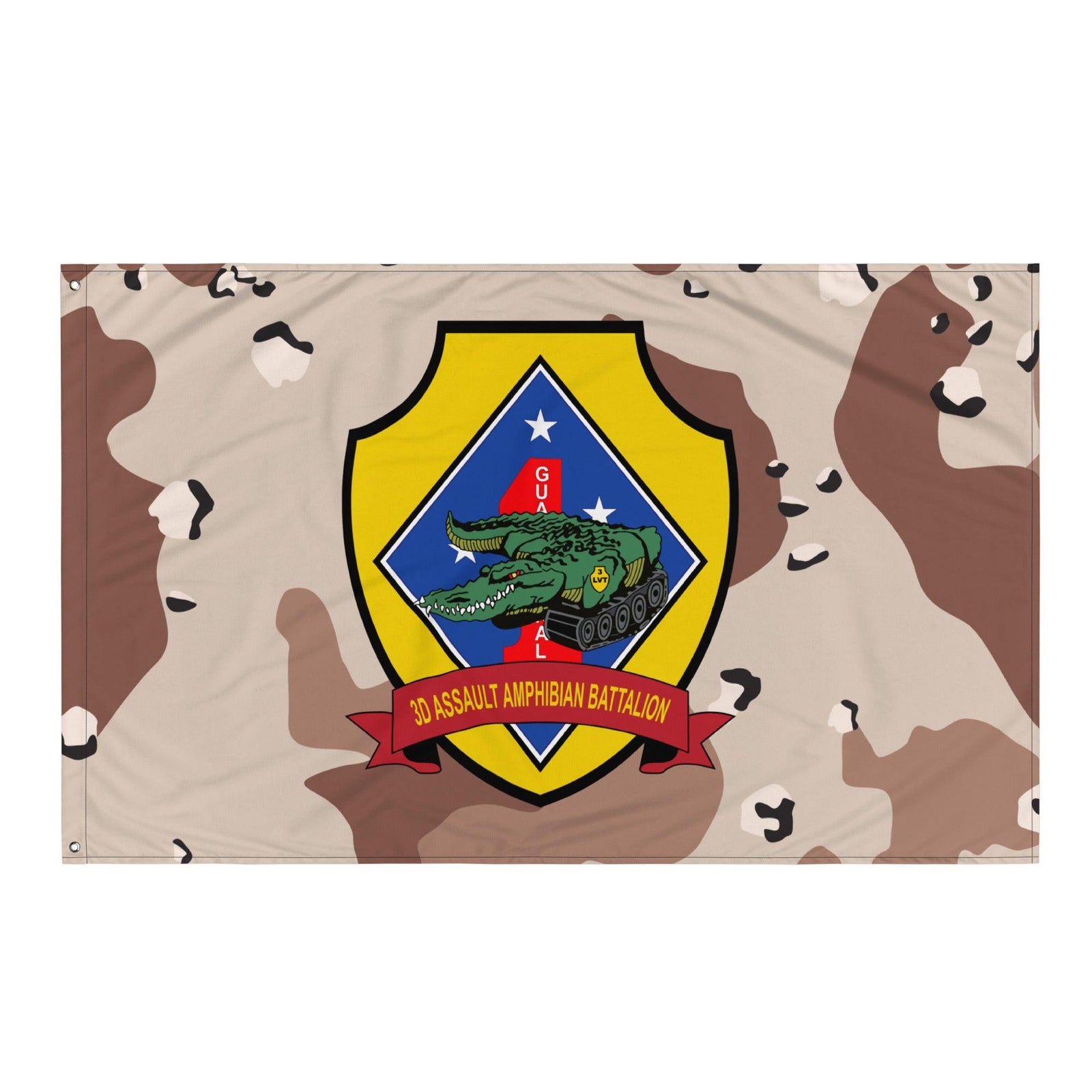 3rd AABn USMC Chocolate-Chip Camo Flag Tactically Acquired   