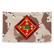 4th AABn USMC Chocolate-Chip Camo Flag Tactically Acquired   