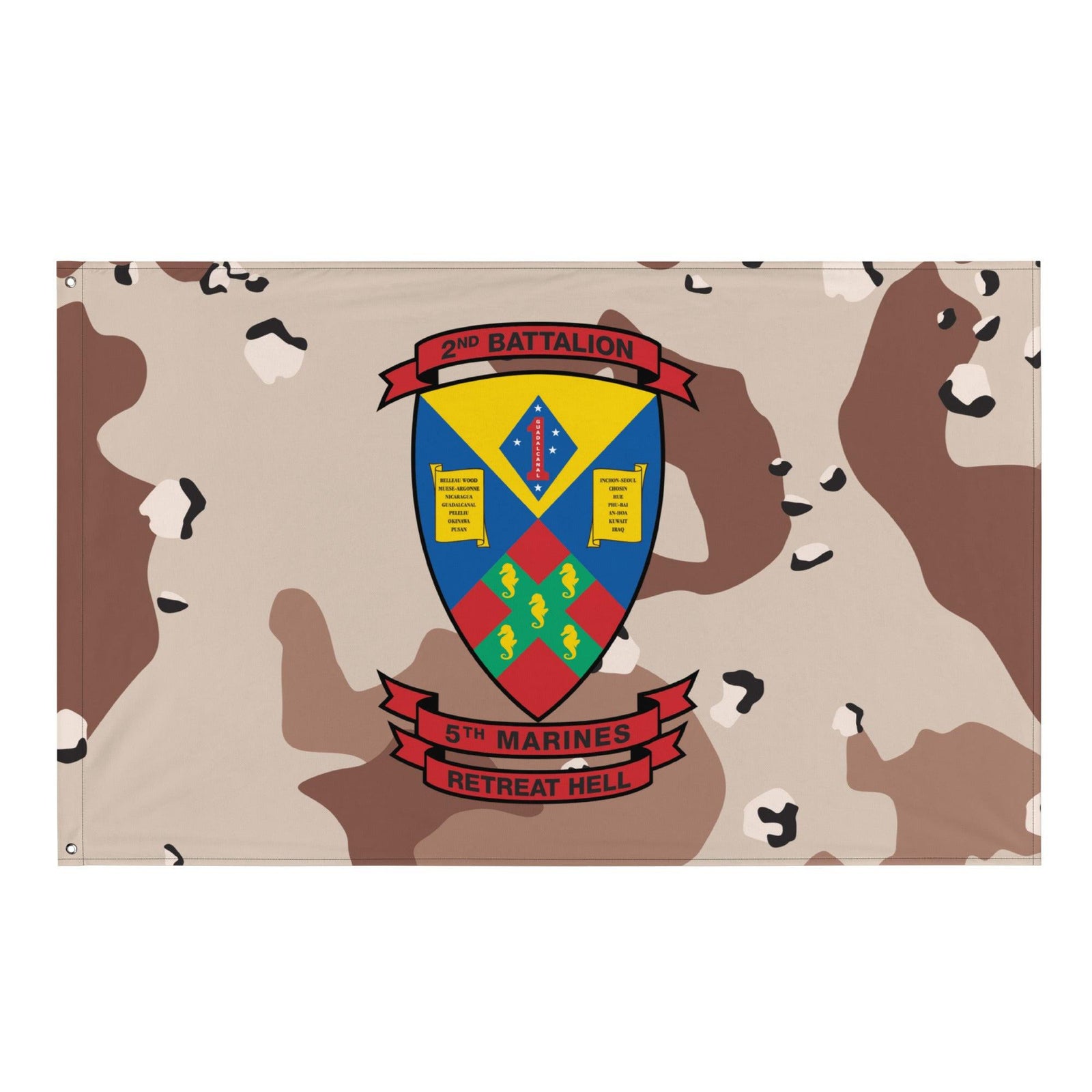 2/5 Marines Chocolate-Chip Camo Flag Tactically Acquired Default Title  