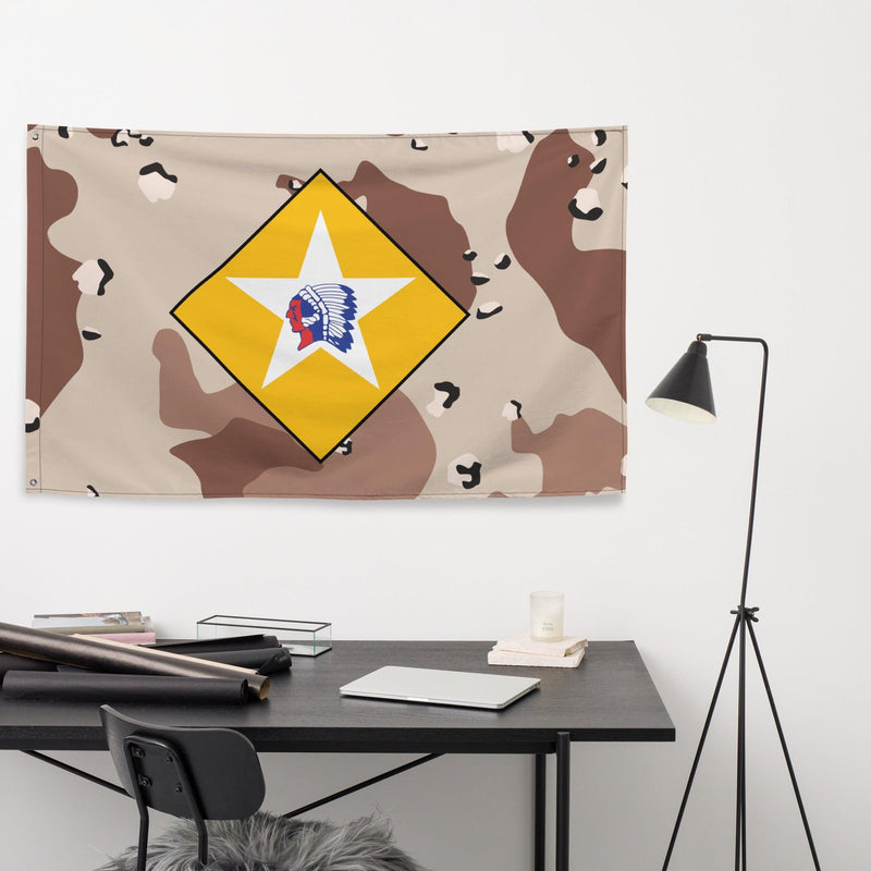 2/6 Marines Chocolate-Chip Camo Flag