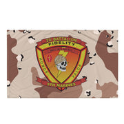 2/9 Marines Chocolate-Chip Camo Flag Tactically Acquired   