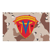 2/26 Marines Chocolate-Chip Camo Flag Tactically Acquired Default Title  