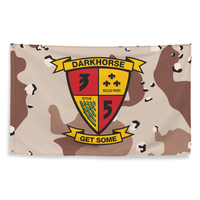 3/5 Marines Chocolate-Chip Camo USMC Flag Tactically Acquired   