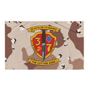 3/7 Marines Chocolate-Chip Camo Flag Tactically Acquired   
