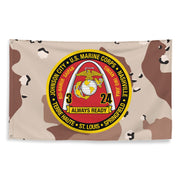 3/24 Marines Chocolate-Chip Camo Flag Tactically Acquired   