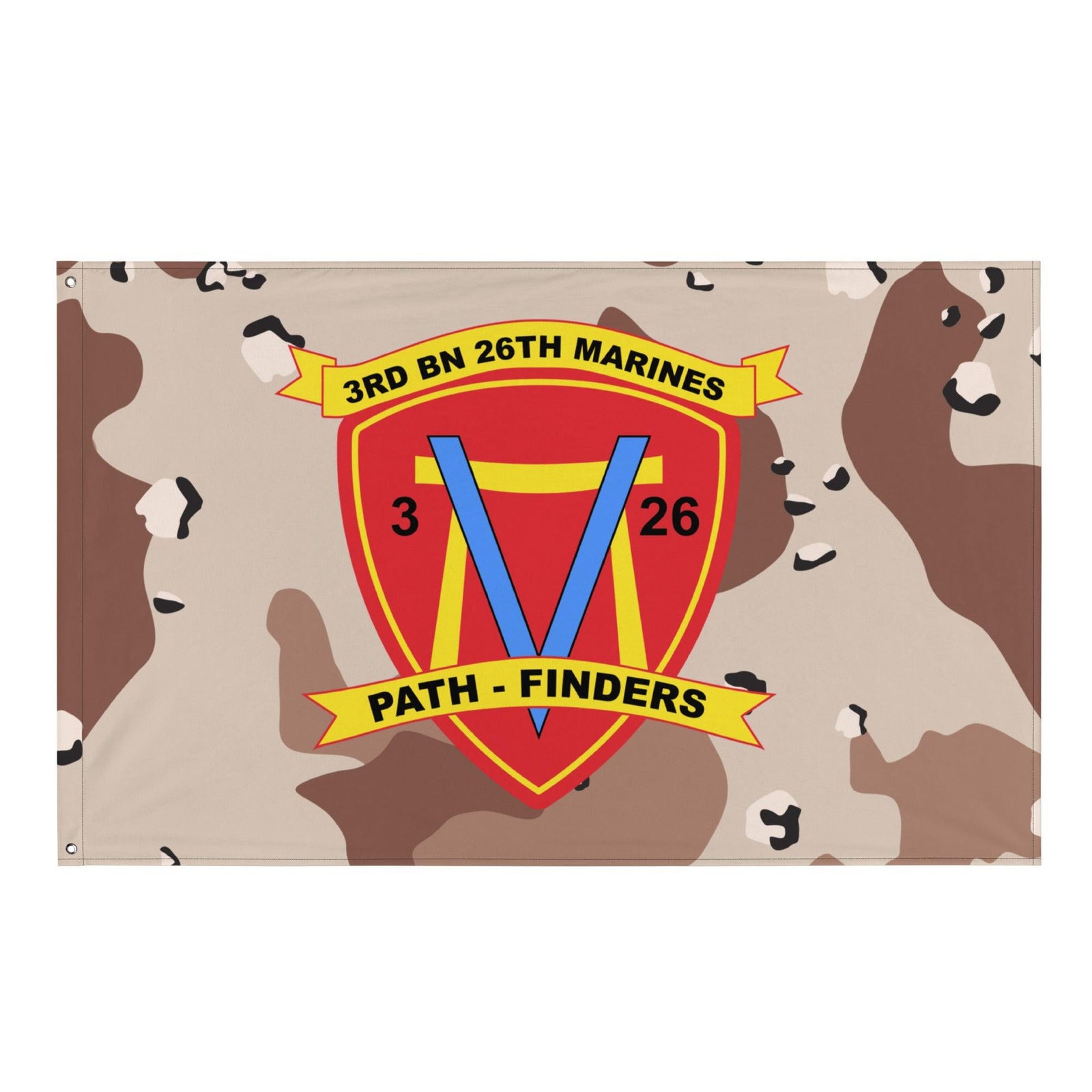 3/26 Marines Chocolate-Chip Camo USMC Flag Tactically Acquired Default Title  