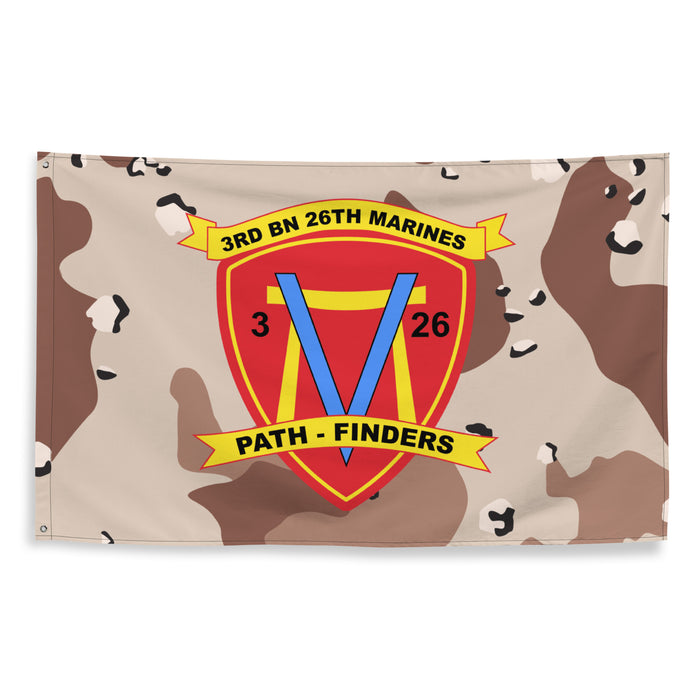 3/26 Marines Chocolate-Chip Camo USMC Flag Tactically Acquired   