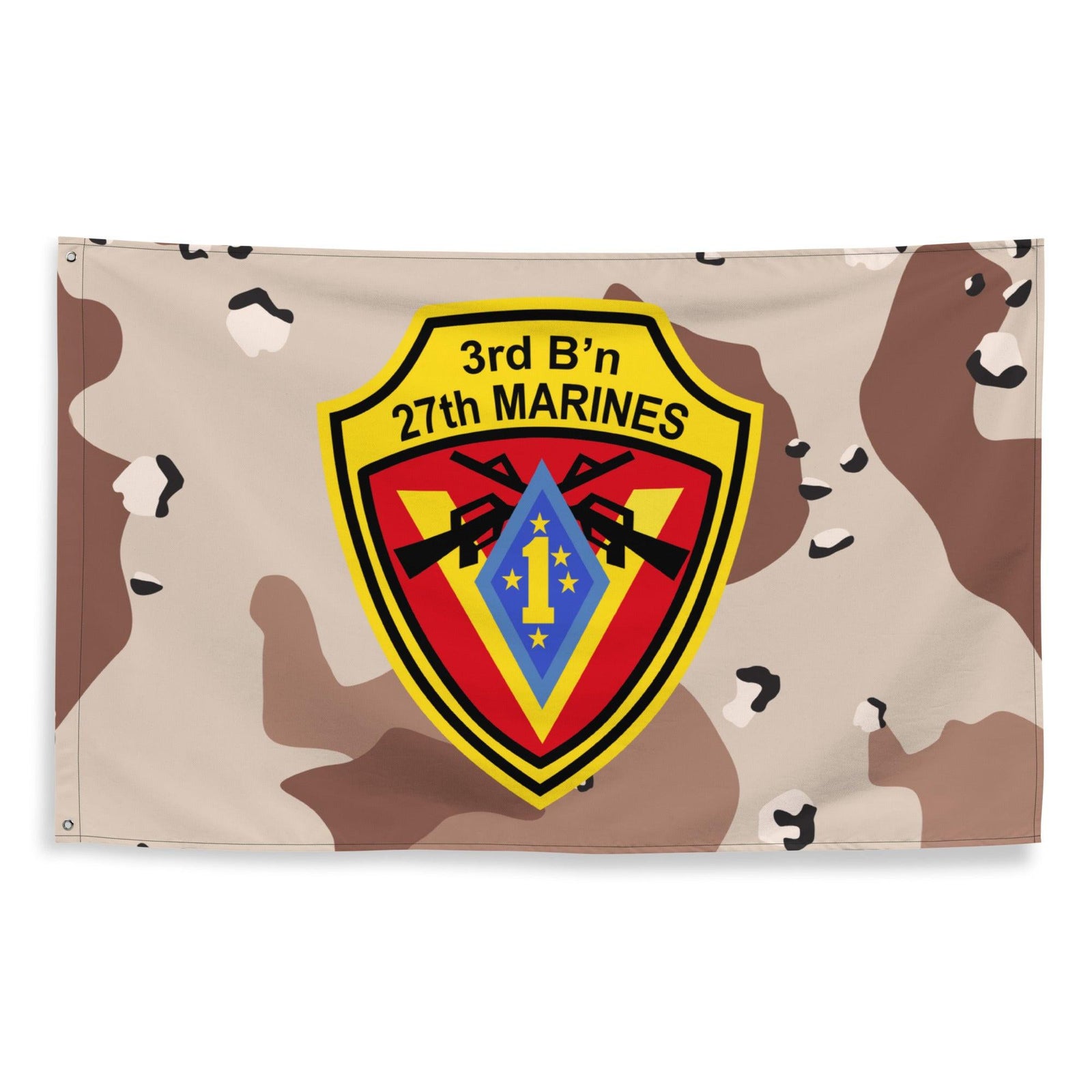 3/27 Marines Chocolate-Chip Camo USMC Flag Tactically Acquired   