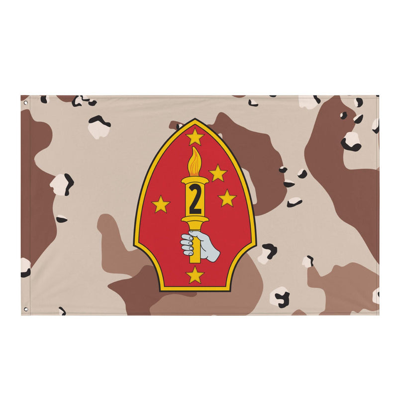 第2海兵師団チョコチップ迷彩旗