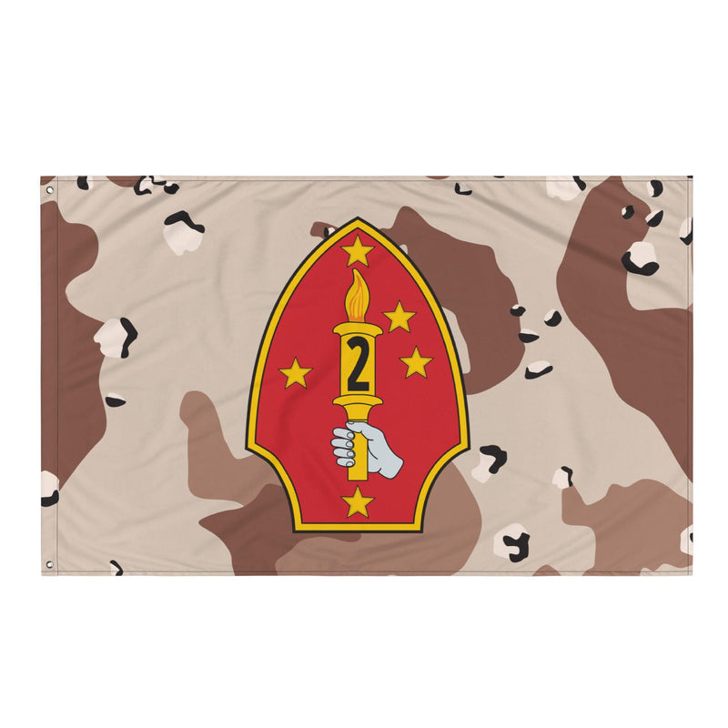 第2海兵師団チョコチップ迷彩旗