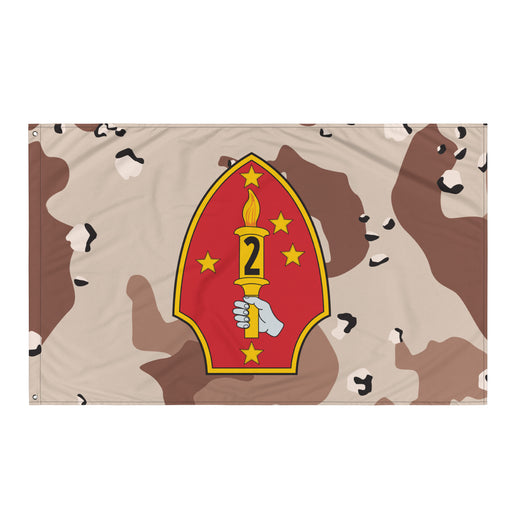 2nd Marine Division Chocolate-Chip Camo Flag Tactically Acquired   
