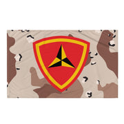 3rd Marine Division Chocolate-Chip Camo Flag Tactically Acquired   