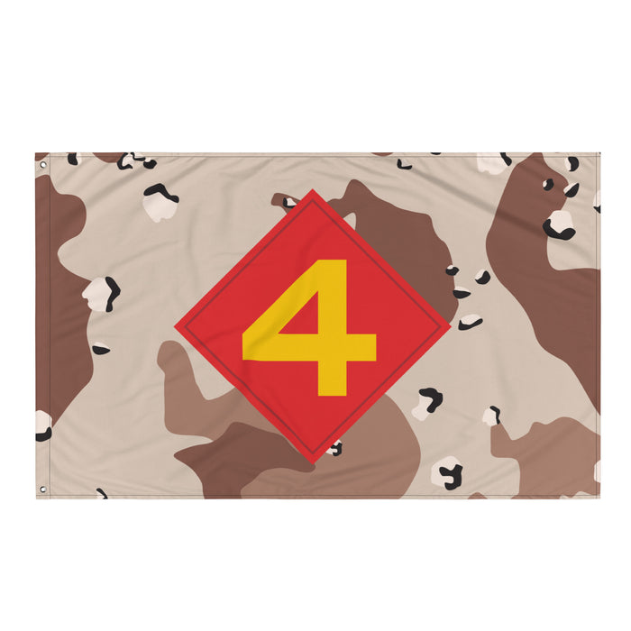 4th Marine Division Chocolate-Chip Camo Flag Tactically Acquired   