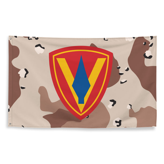 5th Marine Division Chocolate-Chip Camo Flag Tactically Acquired   