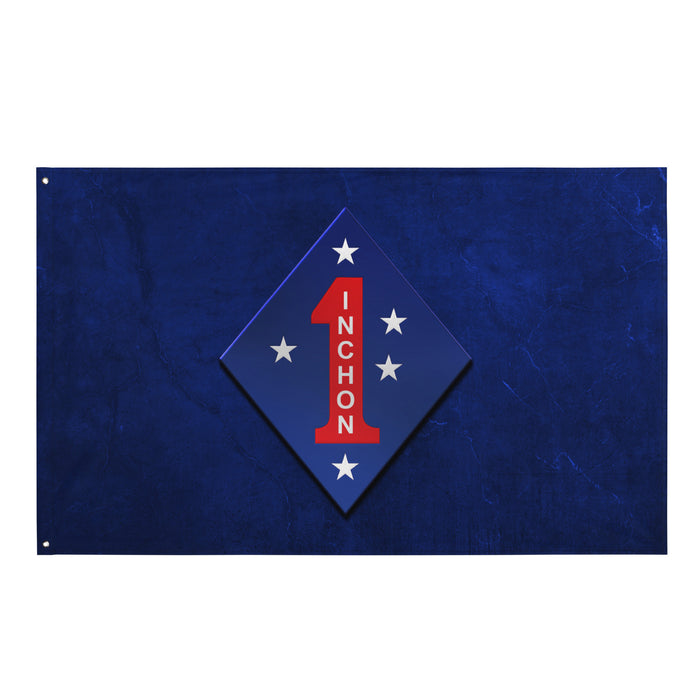 1st Marine Division Battle of Inchon Korean War Legacy Flag Tactically Acquired Default Title  