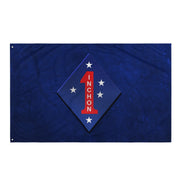 1st Marine Division Battle of Inchon Korean War Legacy Flag Tactically Acquired   