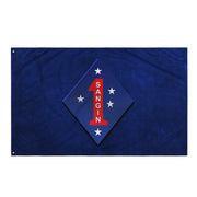 1st Marine Division Battle of Sangin OEF Legacy Flag Tactically Acquired   
