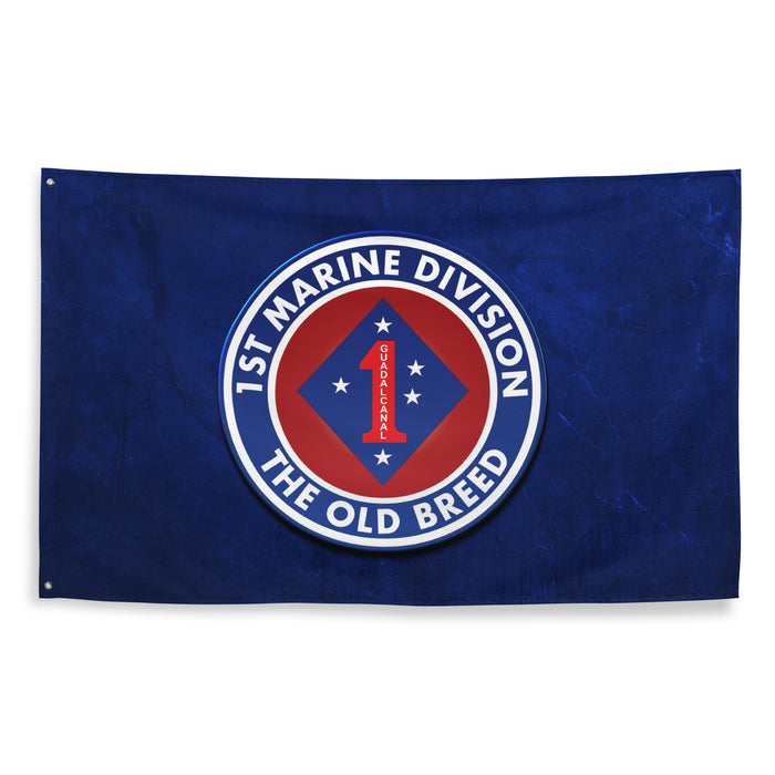 1st Marine Division 'The Old Breed' Motto Flag Tactically Acquired   