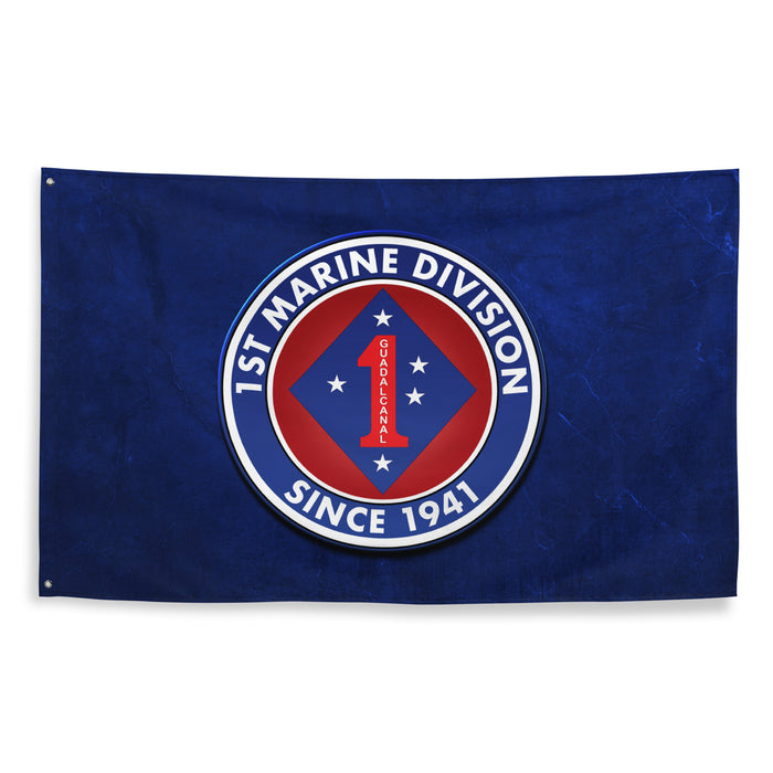 1st Marine Division Since 1941 USMC Legacy Flag Tactically Acquired   