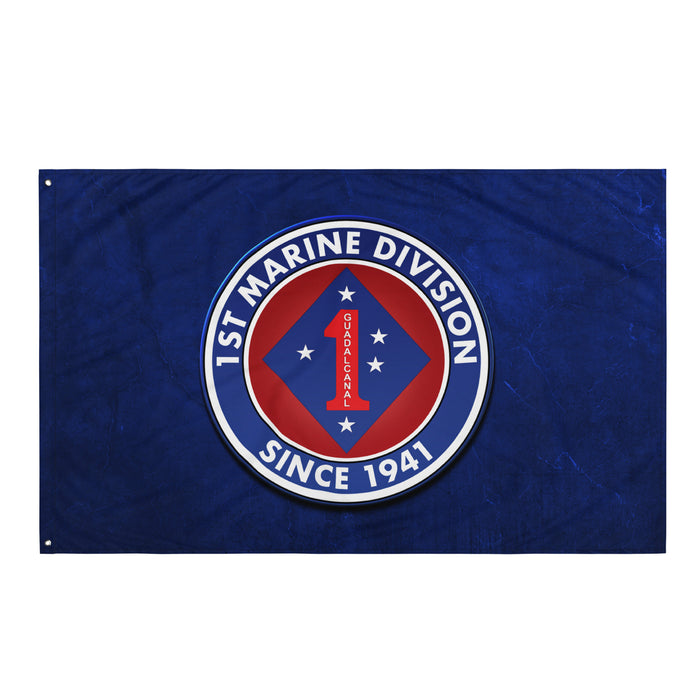 1st Marine Division Since 1941 USMC Legacy Flag Tactically Acquired   