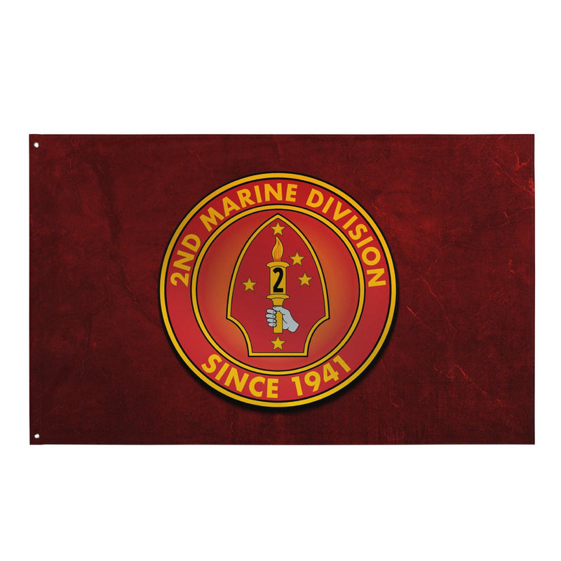 2nd Marine Division Since 1941 USMC Legacy Flag
