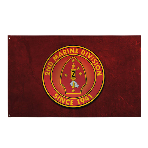 2nd Marine Division Since 1941 USMC Legacy Flag Tactically Acquired Default Title  