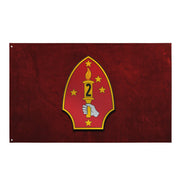 2nd Marine Division Logo Emblem Red Flag Tactically Acquired Default Title  