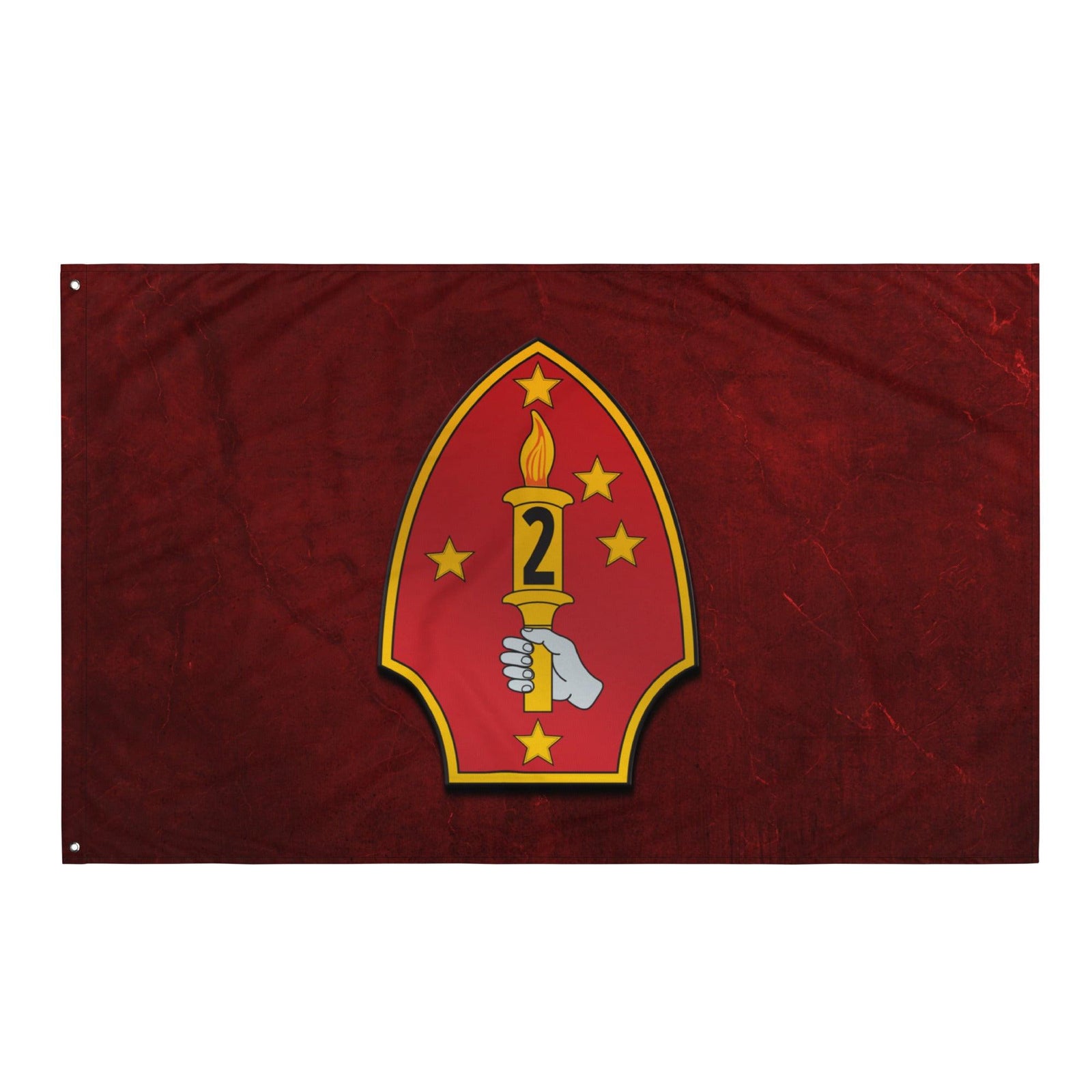 2nd Marine Division Logo Emblem Red Flag Tactically Acquired   