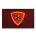 3rd Marine Division Logo Red Flag Tactically Acquired   